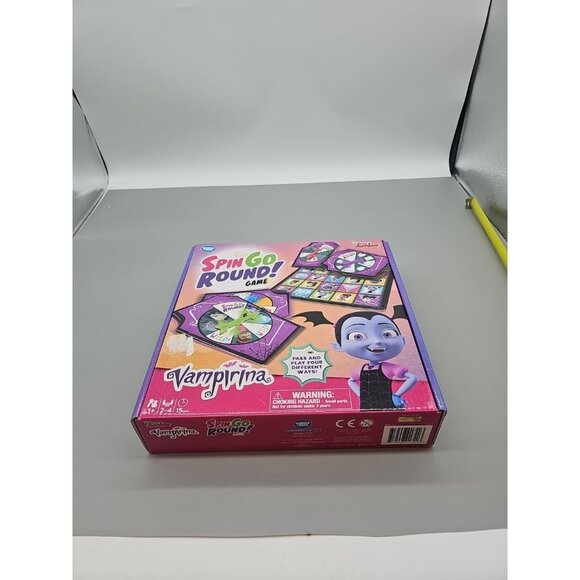 Disney Junior Vampirina 'Spin Go Round' Game Open Box - Picture 1 of 3